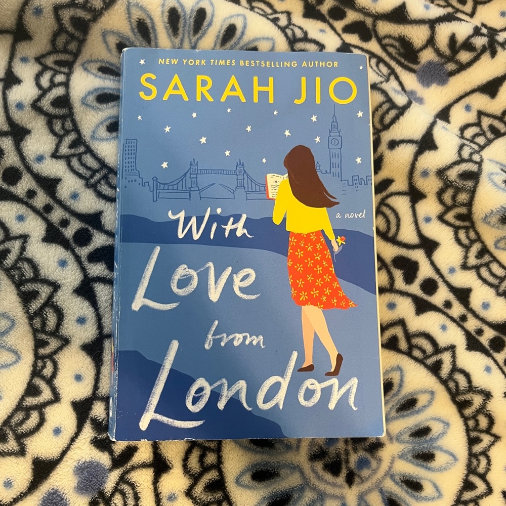 With Love from London Book by Sarah Jio